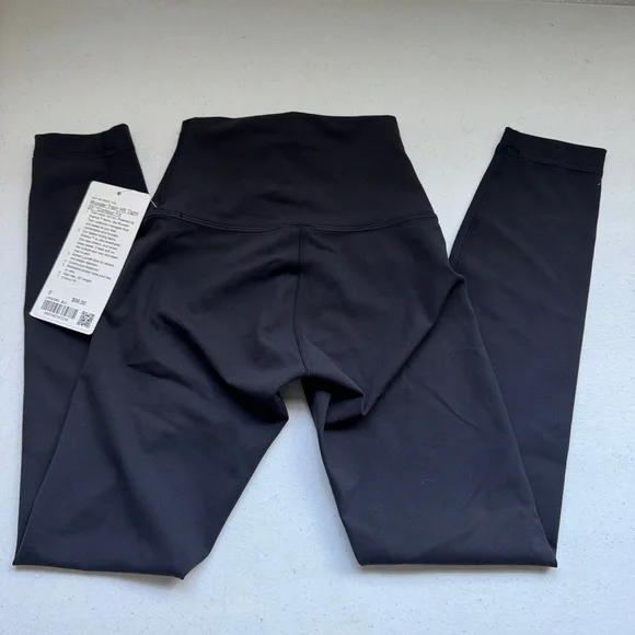 Lululemon Wunder Train HR Tight 25" Contour Fit Legging Womens Size 0 Black Yoga - Picture 3 of 10